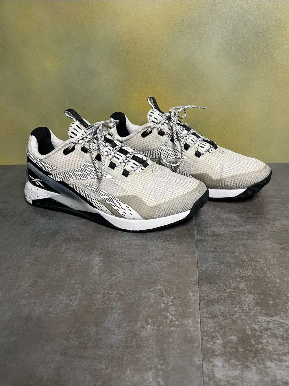 Reebok Nano X1 Women's Training Adventure Shoes Gray/Black/White Size 7.5